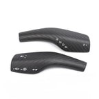 [Real Carbon Fiber] Gear Shift Cover, Turn Signal Stalk Covers for Tesla Model 3/Y (2017-2023)(2 Pcs)