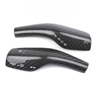 [Real Carbon Fiber] Gear Shift Cover, Turn Signal Stalk Covers for Tesla Model 3/Y (2017-2023)(2 Pcs)