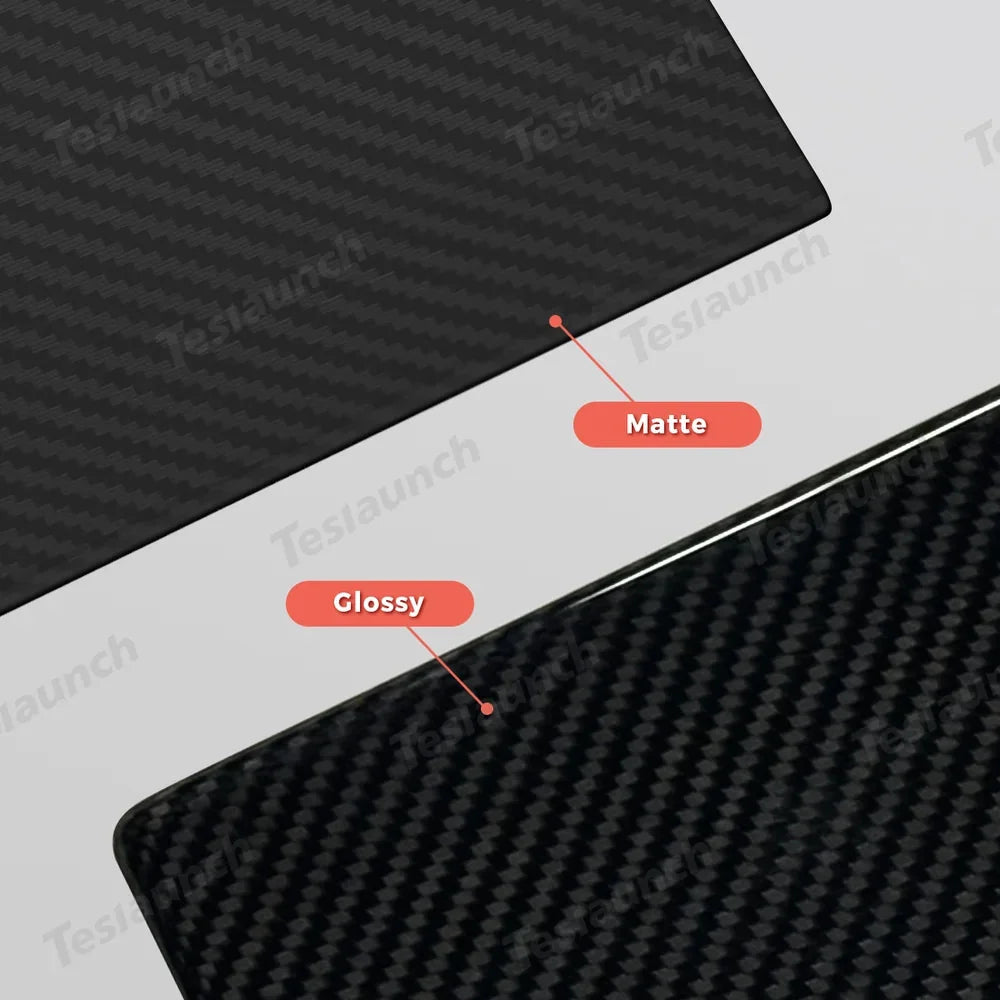 [Real Carbon Fiber] Glove Box Cover for Tesla Model Y Juniper 2025+
