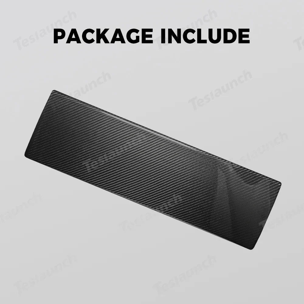 [Real Carbon Fiber] Glove Box Cover for Tesla Model Y Juniper 2025+