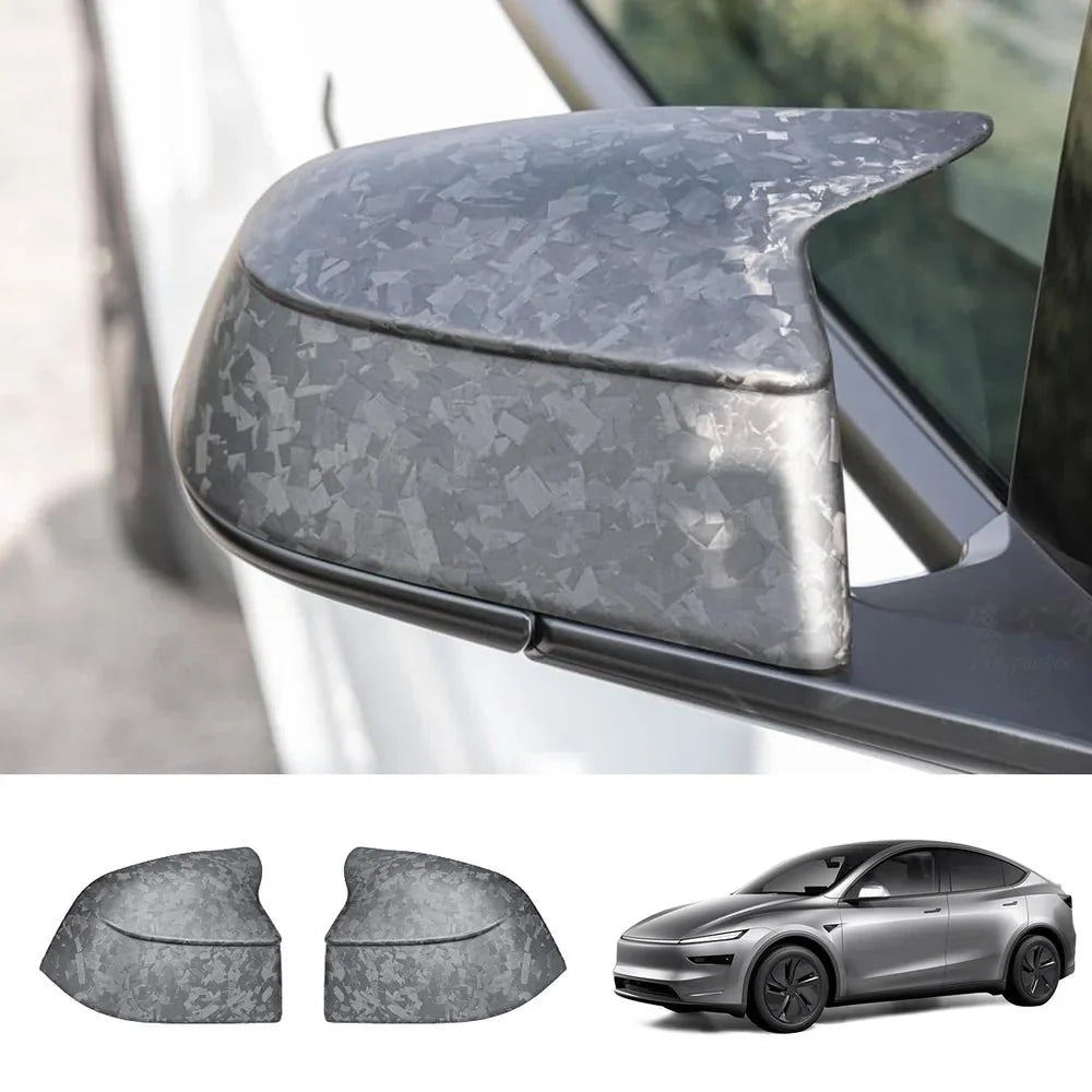 [Real Carbon Fiber] GT-Style Side Mirror Cover Caps for Tesla Model Y Juniper 2025+