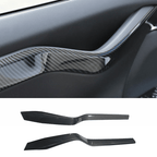[Real Carbon Fiber] Inner Door Panel Trim Strips For Tesla Model X (2014-2020)