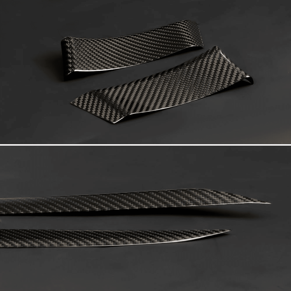 [Real Carbon Fiber] Inner Door Trim Cover for Tesla Model S 2022+