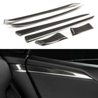 [Real Carbon Fiber] Inner Door Trim Cover for Tesla Model S 2022+