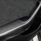 [Real Carbon Fiber] Interior Door Armrest Trim Covers for Tesla Model Y Juniper 2025+ (4PCS)