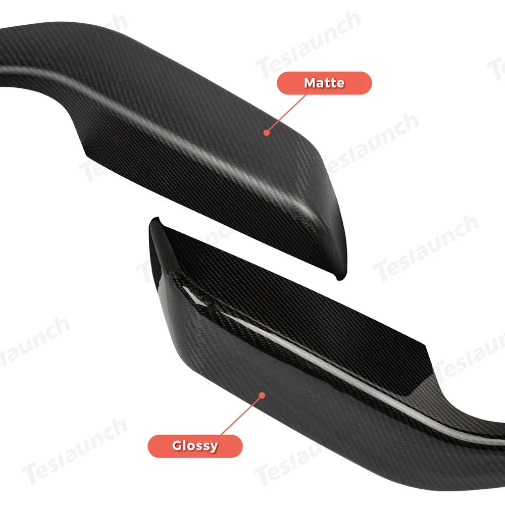 [Real Carbon Fiber] Interior Door Armrest Trim Covers for Tesla Model Y Juniper 2025+ (4PCS)
