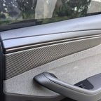 [Real Carbon Fiber] Interior Door Panel Trim Cover for Tesla Model Y Juniper 2025+