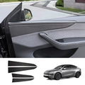 [Real Carbon Fiber] Interior Door Panel Trim Cover for Tesla Model Y Juniper 2025+