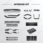 [Real Carbon Fiber] Interior & Exterior Upgrade Kit for Tesla Model Y Juniper 2025+