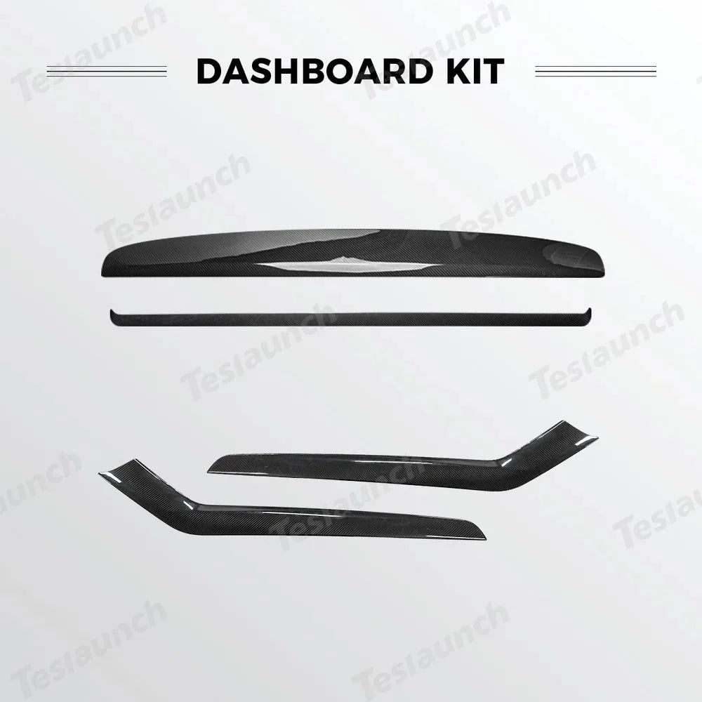 [Real Carbon Fiber] Interior & Exterior Upgrade Kit for Tesla Model Y Juniper 2025+