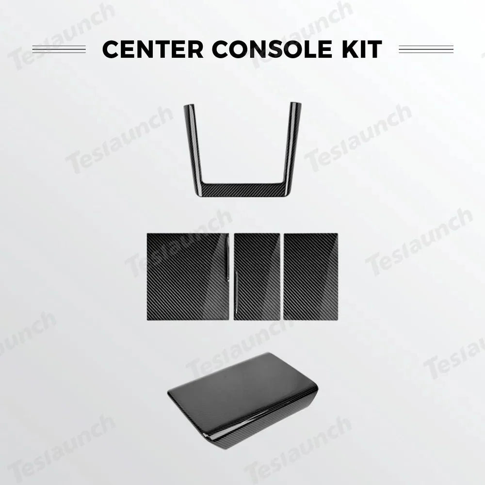 [Real Carbon Fiber] Interior & Exterior Upgrade Kit for Tesla Model Y Juniper 2025+
