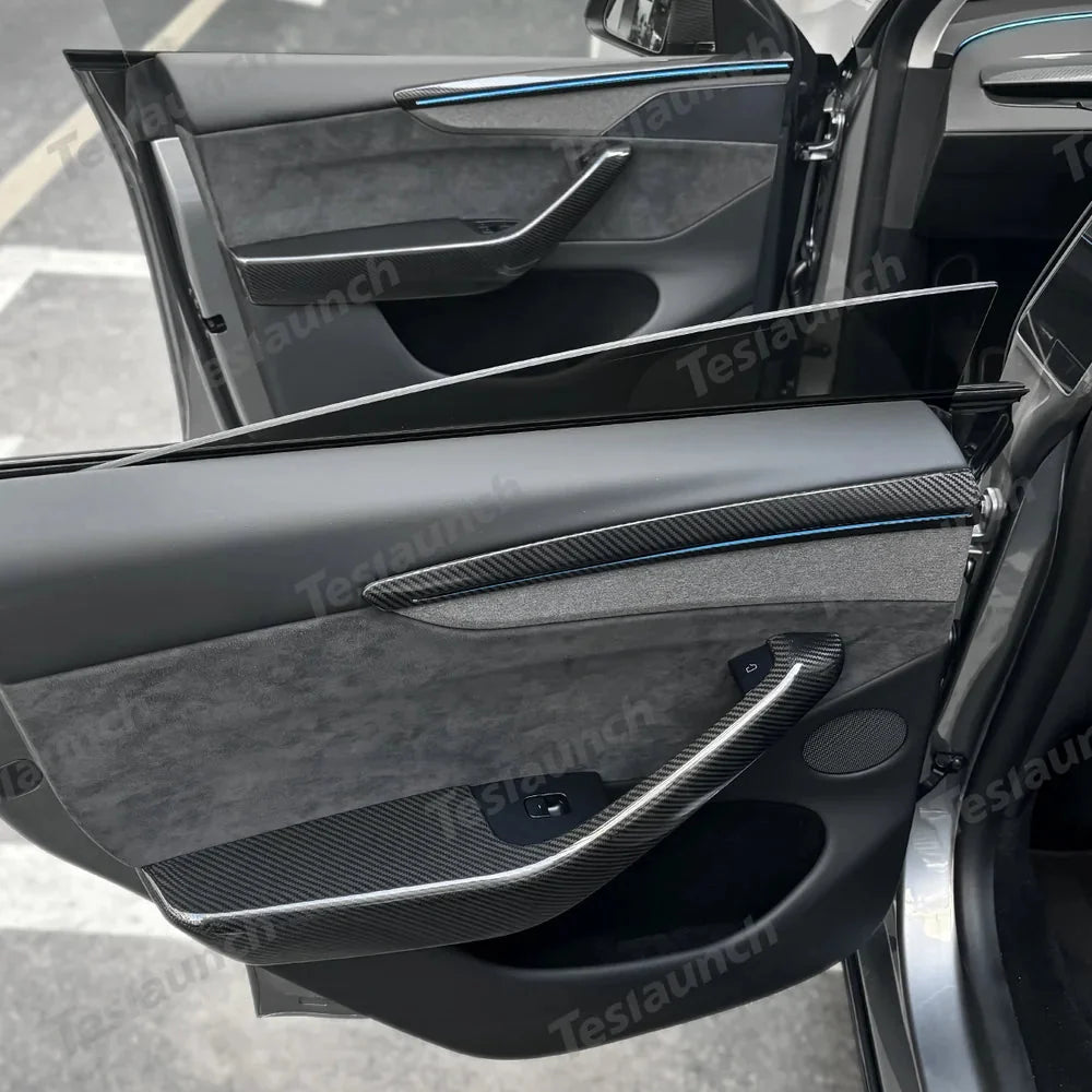 [Real Carbon Fiber] Interior & Exterior Upgrade Kit for Tesla Model Y Juniper 2025+
