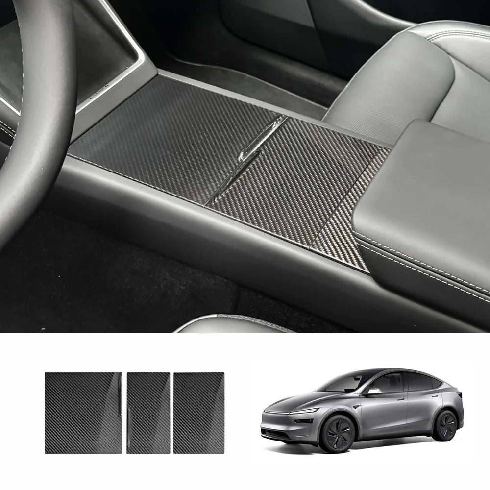 [Real Carbon Fiber] Interior & Exterior Upgrade Kit for Tesla Model Y Juniper 2025+