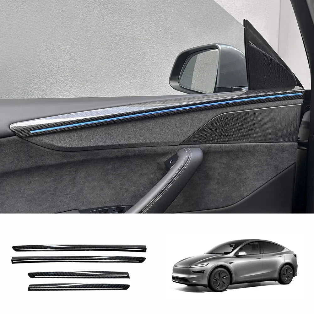[Real Carbon Fiber] Interior & Exterior Upgrade Kit for Tesla Model Y Juniper 2025+