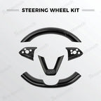 [Real Carbon Fiber] Interior & Exterior Upgrade Kit for Tesla Model Y Juniper 2025+