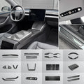 [Real Carbon Fiber] Interior & Exterior Upgrade Kit for Tesla Model Y Juniper 2025+