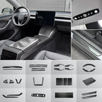[Real Carbon Fiber] Interior & Exterior Upgrade Kit for Tesla Model Y Juniper 2025+