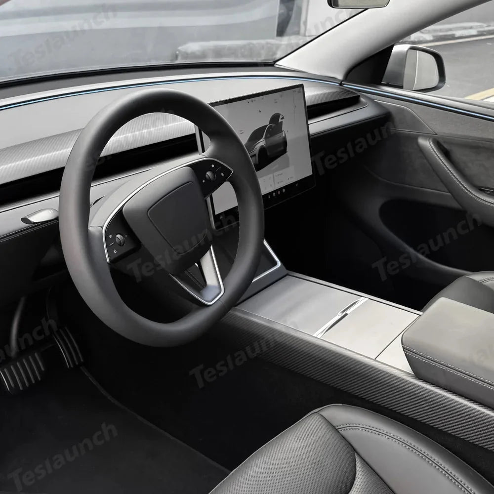 [Real Carbon Fiber] Interior & Exterior Upgrade Kit for Tesla Model Y Juniper 2025+