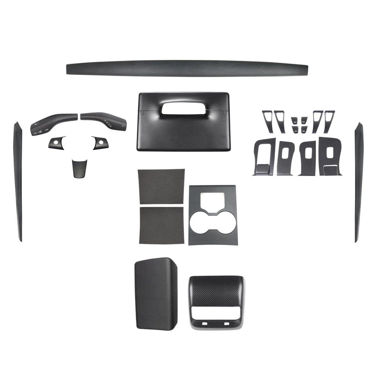 Real Carbon Fiber Interior Mods Wrap Kit for Tesla Model 3 / Y