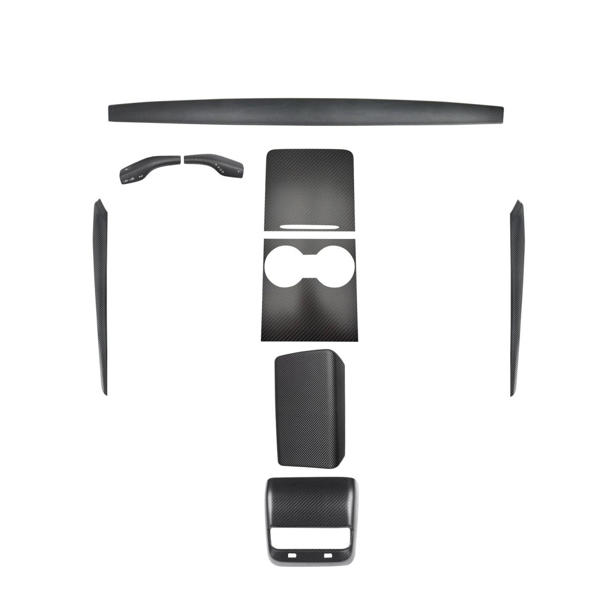 Real Carbon Fiber Interior Mods Wrap Kit for Tesla Model 3 / Y