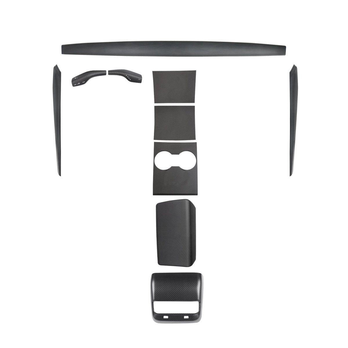 Real Carbon Fiber Interior Mods Wrap Kit for Tesla Model 3 / Y
