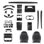 Real Carbon Fiber Interior Mods Wrap Kit for Tesla Model 3 / Y