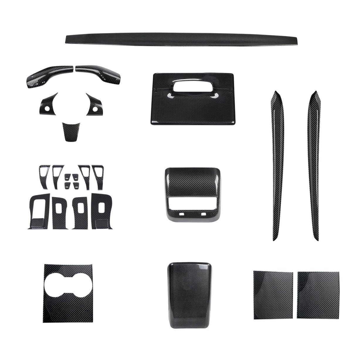 Real Carbon Fiber Interior Mods Wrap Kit for Tesla Model 3 / Y