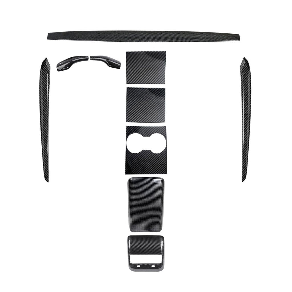 Real Carbon Fiber Interior Mods Wrap Kit for Tesla Model 3 / Y