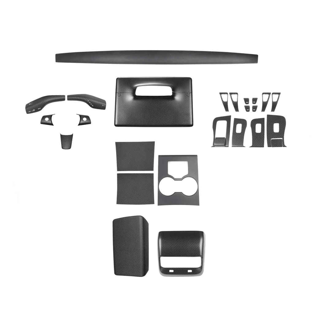 Real Carbon Fiber Interior Mods Wrap Kit for Tesla Model 3 / Y