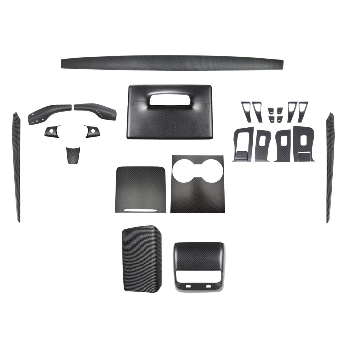 Real Carbon Fiber Interior Mods Wrap Kit for Tesla Model 3 / Y