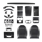 Real Carbon Fiber Interior Mods Wrap Kit for Tesla Model 3 / Y