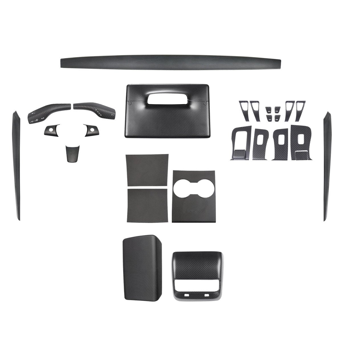 Real Carbon Fiber Interior Mods Wrap Kit for Tesla Model 3 / Y