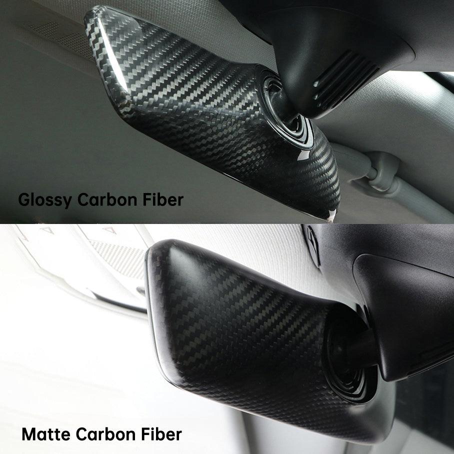[Real Carbon Fiber] Interior Rearview Mirror Cover For Model 3/Y