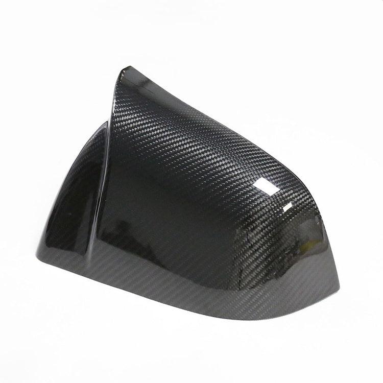 [Real Carbon Fiber] Model 3 GT Style Side Mirror Cover, Rear View Mirrors Cover Cap (2 Pcs) for Tesla(2017-2025)