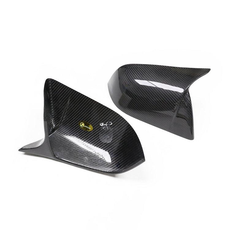 [Real Carbon Fiber] Model 3 GT Style Side Mirror Cover, Rear View Mirrors Cover Cap (2 Pcs) for Tesla(2017-2025)