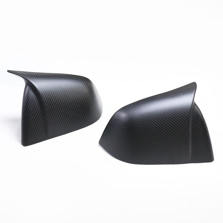 [Real Carbon Fiber] Model 3 GT Style Side Mirror Cover, Rear View Mirrors Cover Cap (2 Pcs) for Tesla(2017-2025)