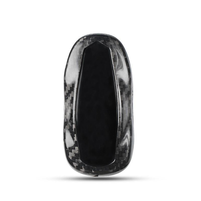 [Real Carbon Fiber] Model S/3/Y Key Fob Cover, Key Fob Holder