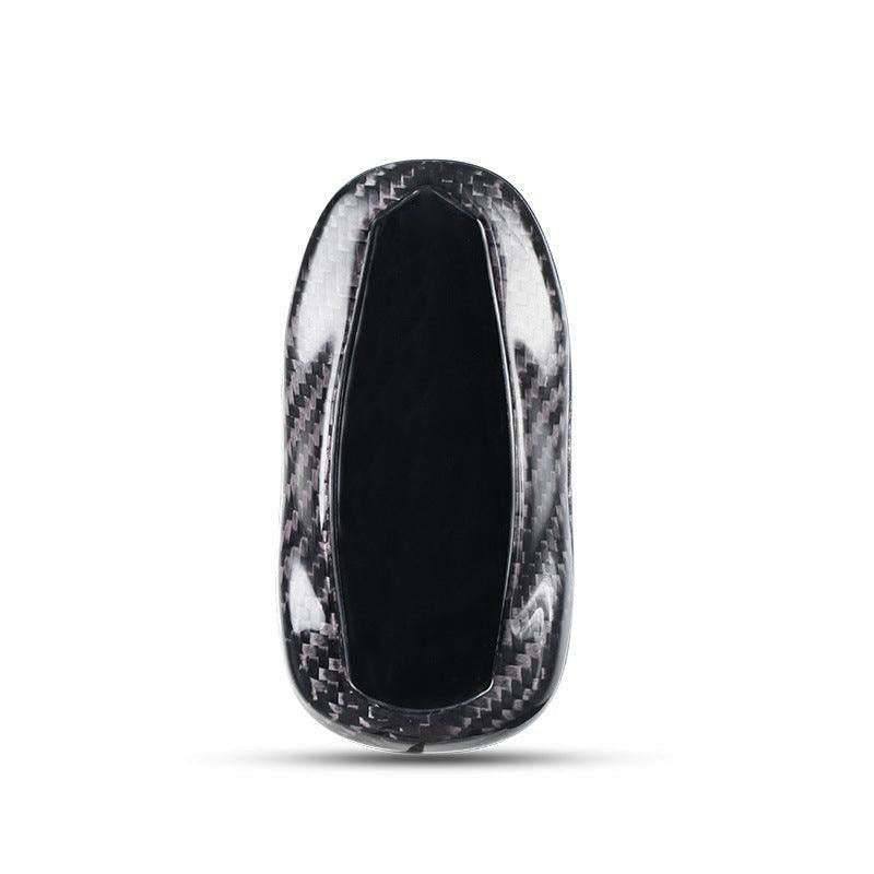 [Real Carbon Fiber] Model S/3/Y Key Fob Cover, Key Fob Holder