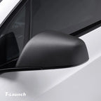 [Real Carbon Fiber] OEM Rear View Mirror Covers (1 Pair) for Tesla Model X 2021+