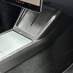 [Real Carbon Fiber] One-Piece Center Console Side Trim for Tesla Model Y Juniper 2025+