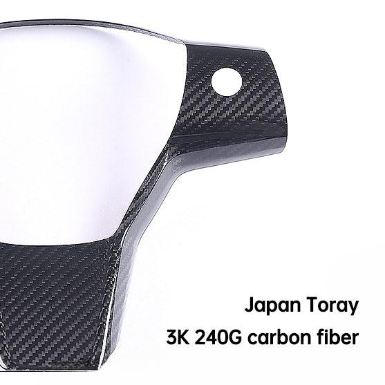 [Real Carbon Fiber] One-piece Steering Wheel Cover For Tesla Model 3/Y Accessories (2017-2023)