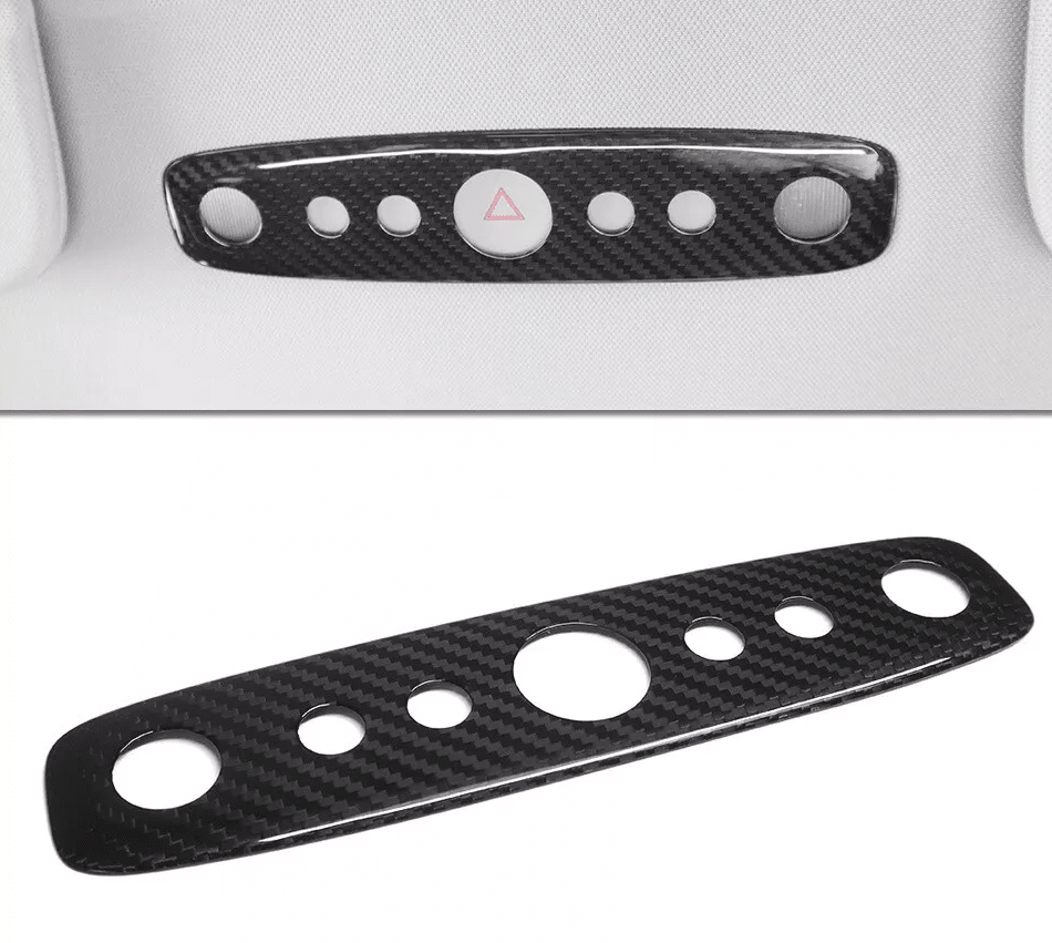 [Real Carbon Fiber] Reading Light Cover For Tesla 2024+ Model 3 Highland