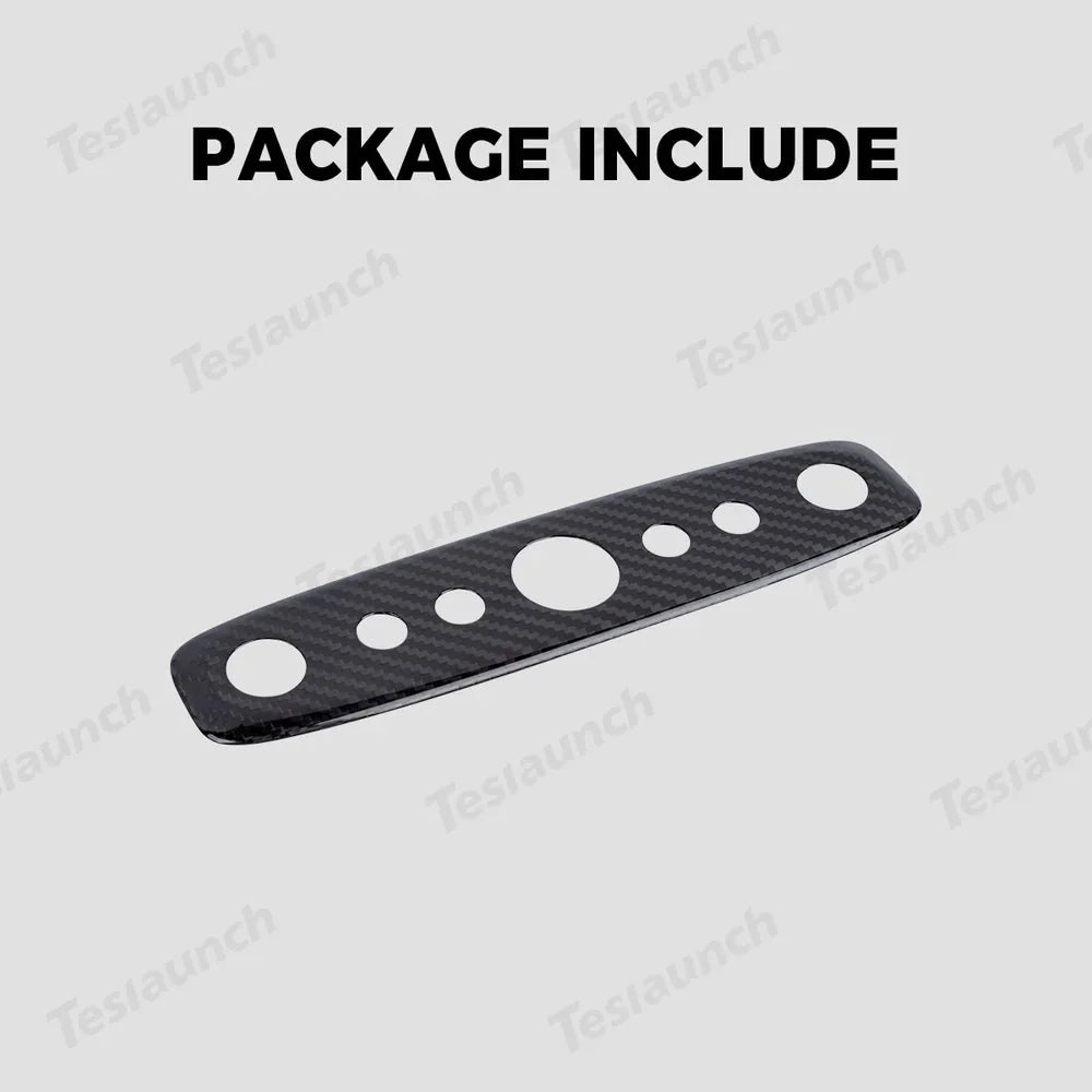 [Real Carbon Fiber] Reading Light Cover for Tesla Model Y Juniper 2025+