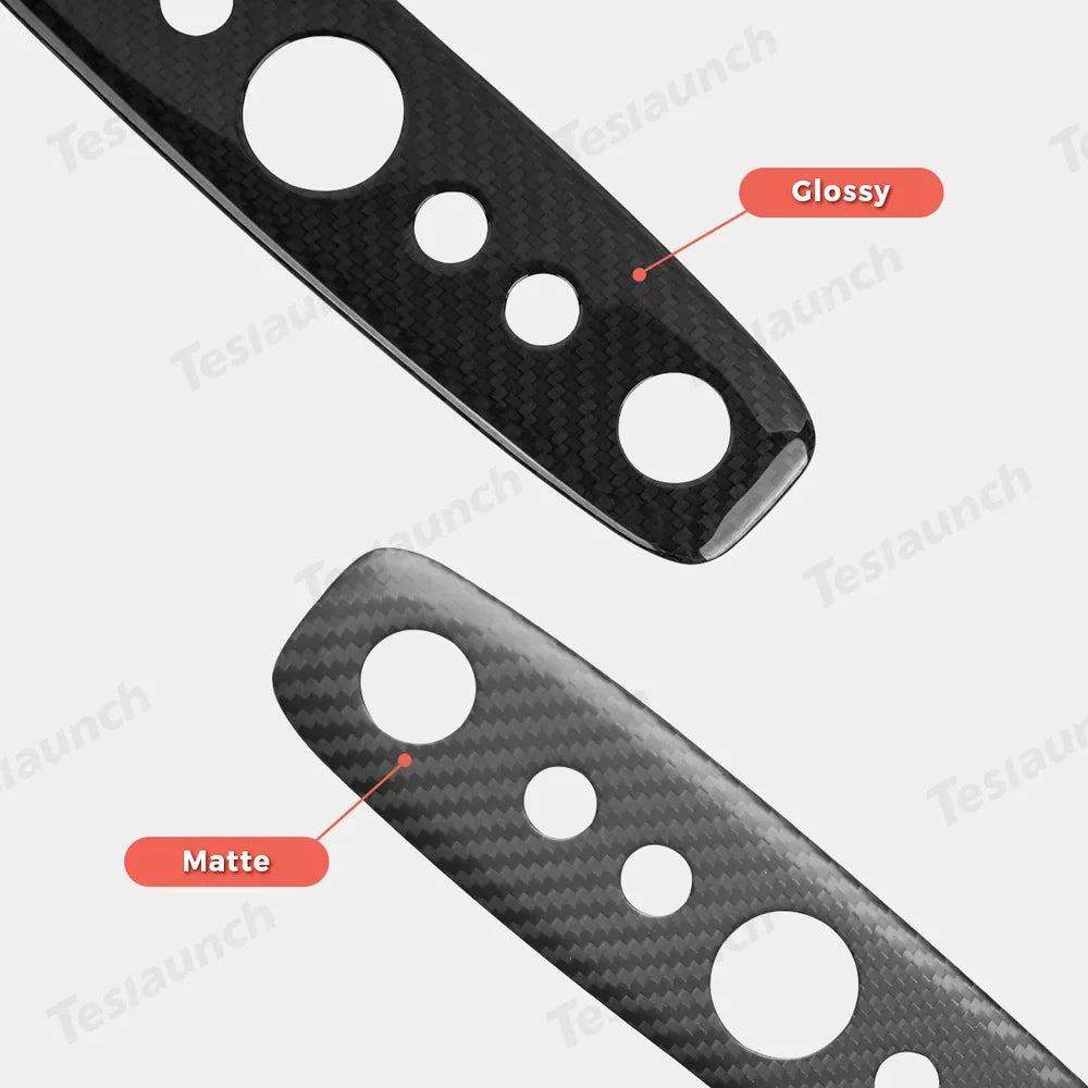 [Real Carbon Fiber] Reading Light Cover for Tesla Model Y Juniper 2025+