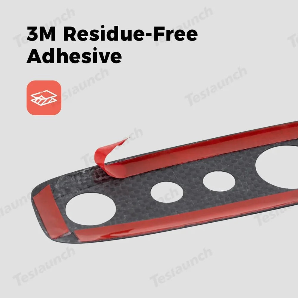 [Real Carbon Fiber] Reading Light Cover for Tesla Model Y Juniper 2025+