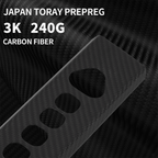 [Real Carbon Fiber] Reading Light Trim Cover for Tesla Cybertruck