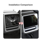 [Real Carbon Fiber] Rear AC Vent Cover for Tesla Model 3 Highland