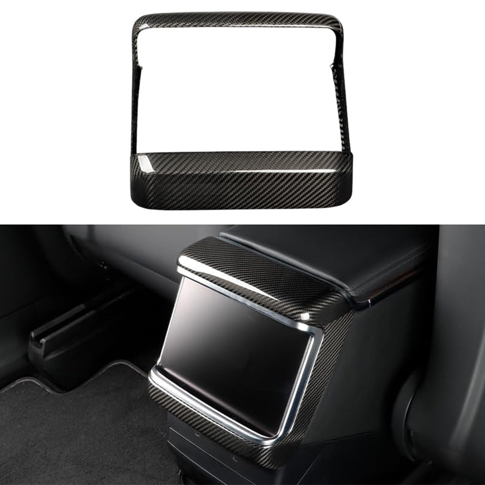 [Real Carbon Fiber] Rear AC Vent Cover for Tesla Model S/X 2022+