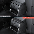 [Real Carbon Fiber] Rear AC Vent Cover for Tesla Model Y Juniper 2025+