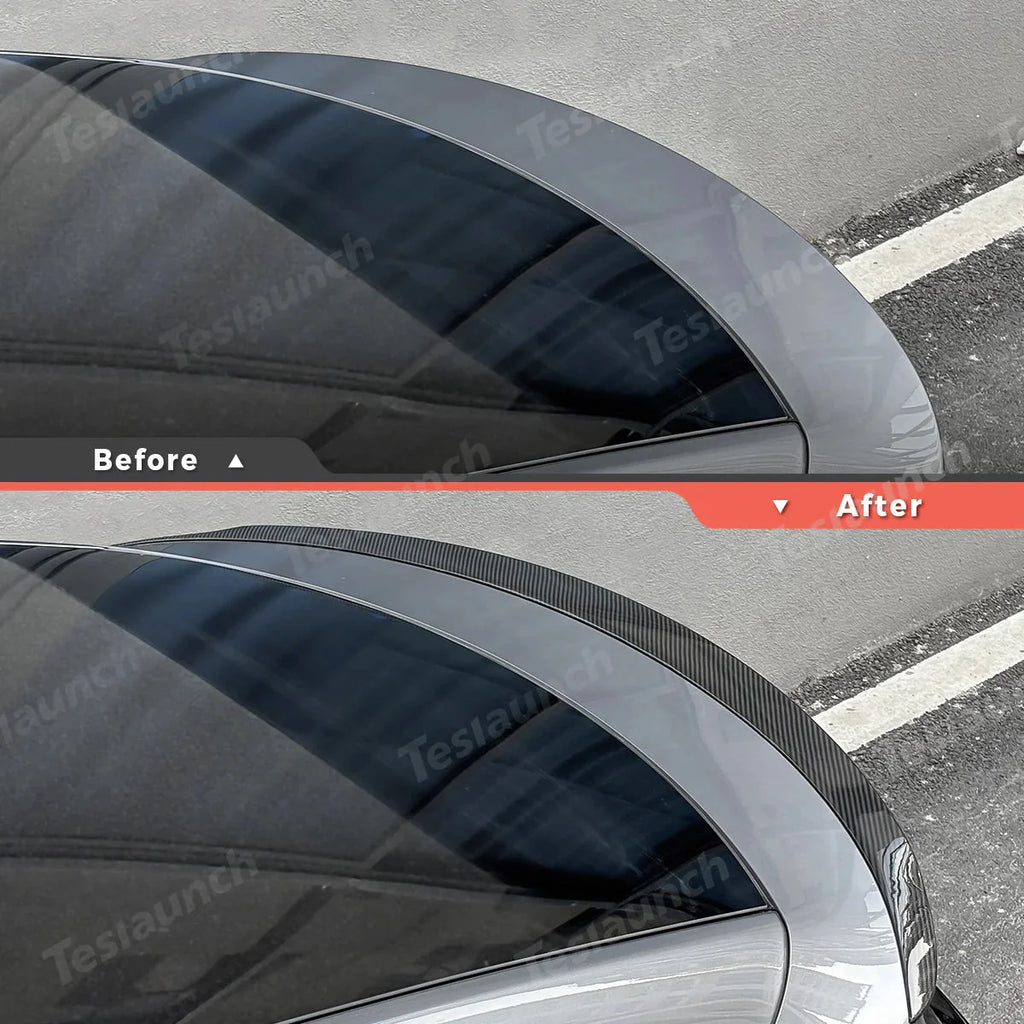 [Real Carbon Fiber] Rear Spoiler for Tesla Model 3/Y/S/X